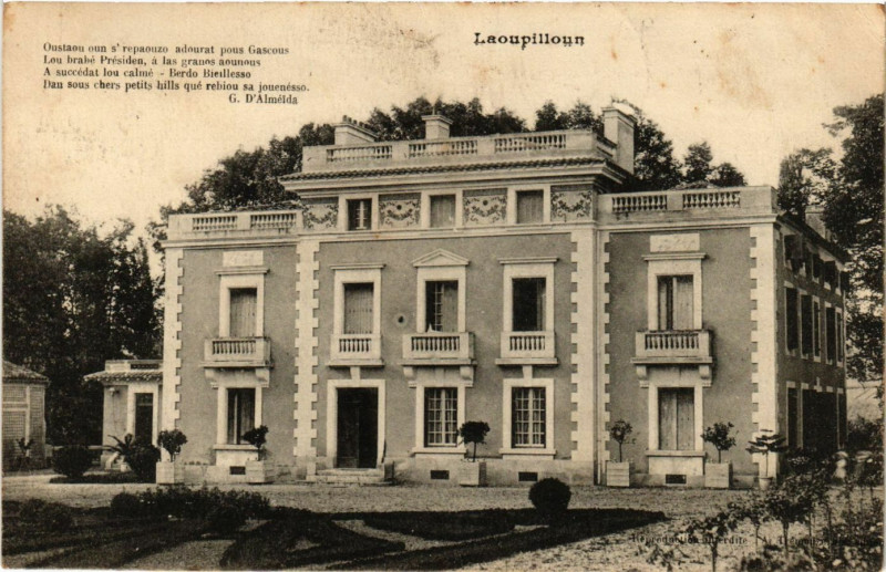 Carte postale ancienne Laoupilloun - Chateau
