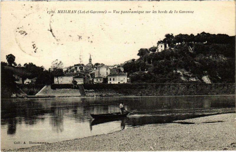 Carte postale ancienne Meilhan Vue Panoramique