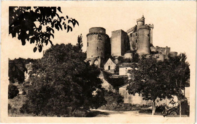 Carte postale ancienne Env. de Libos Chateau de Bonaguil