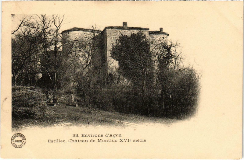 Carte postale ancienne Env. d'Agen Estillac Lot et Garonne à Estillac