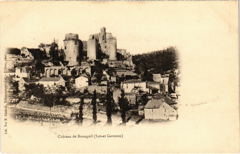Carte postale ancienne Chateau de Bonaguil Lot et Garonne