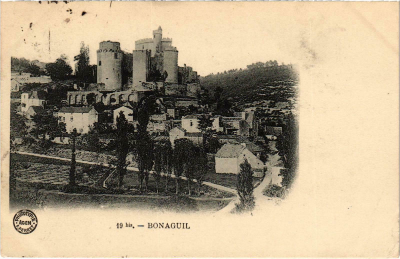 Carte postale ancienne Bonaguil Lot et Garonne