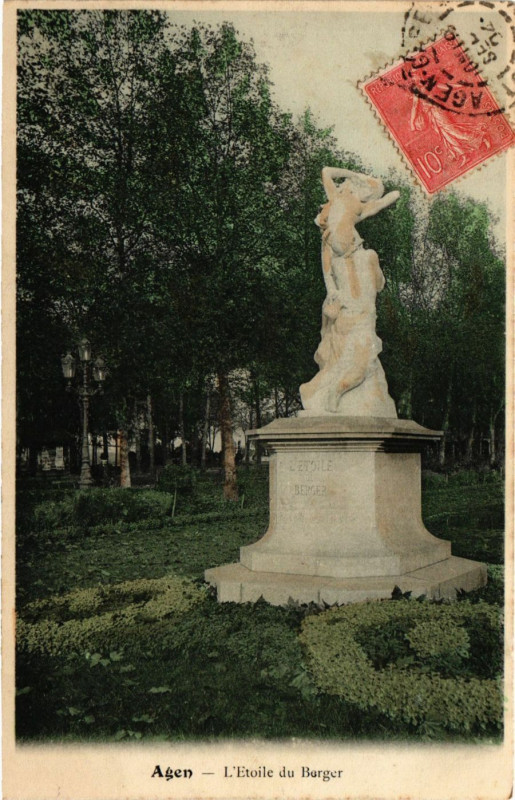 Carte postale ancienne Agen - L'Etoile du Berger à Agen