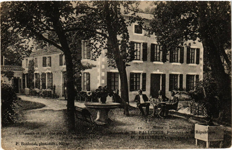 Carte postale ancienne L'Koranie M.Hallideres President de Republique