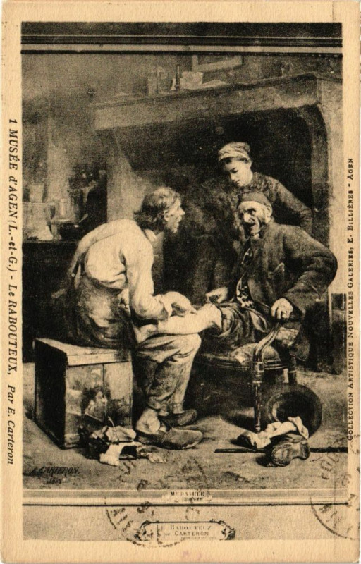Carte postale ancienne Muse d'Agen - Le Rabouteux à Agen
