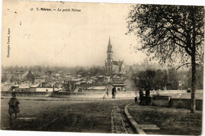 Carte postale ancienne Nerac-Le petit Nerac à Nérac