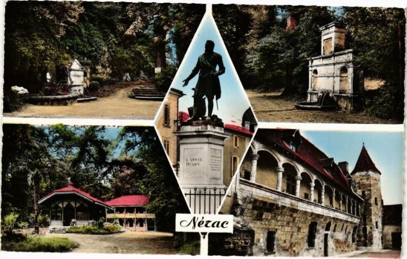 Carte postale ancienne Nerac à Nérac