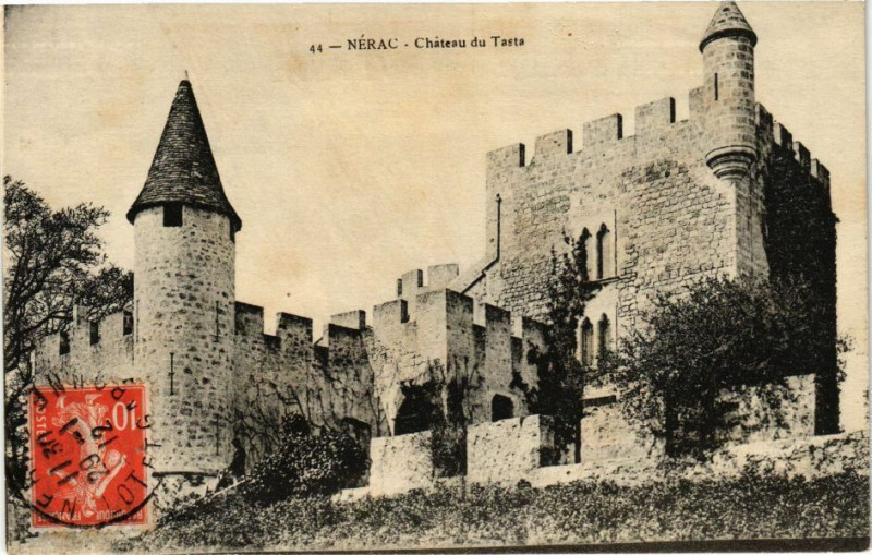 Carte postale ancienne Nerac-Chateau du Tasta à Nérac