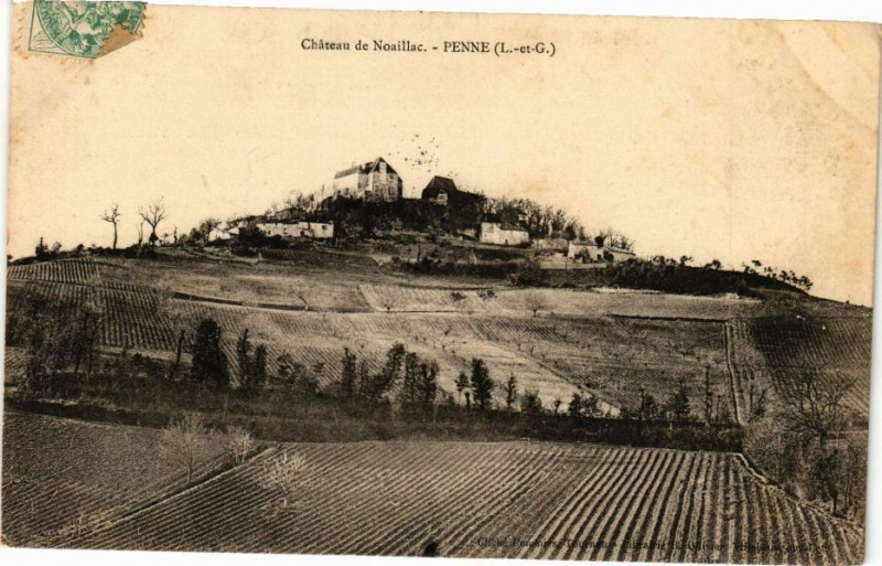 Carte postale ancienne Chateau de Noaillac-Penne