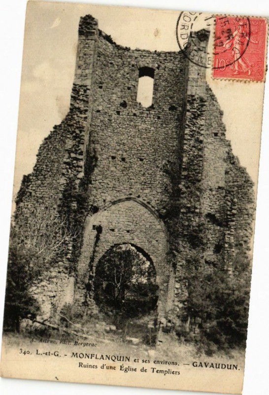 Carte postale ancienne Gavaodun - Monflanquin et set Env. à Monflanquin