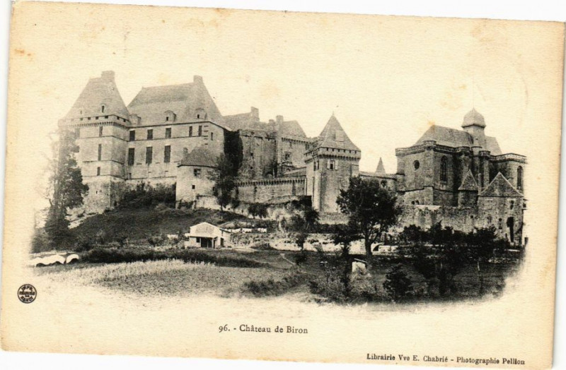 Carte postale ancienne Chateau de Biron