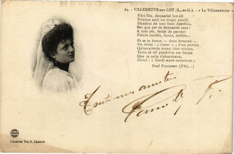 Carte postale ancienne Villeneuve-sur-Lot-La Villeneuvoise à Villeneuve-sur-Lot