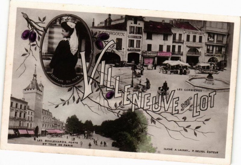 Carte postale ancienne Villeneuve-sur-Lot à Villeneuve-sur-Lot