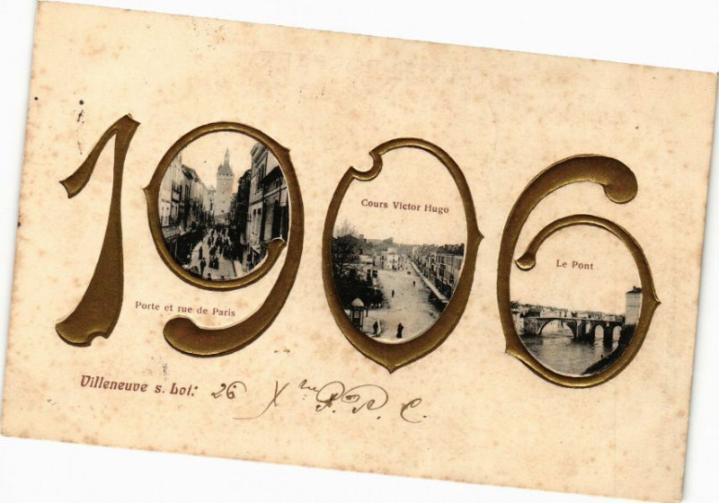 Carte postale ancienne Villeneuve-sur-Lot à Villeneuve-sur-Lot