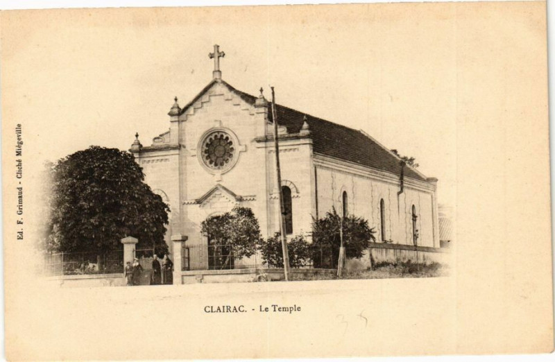Carte postale ancienne Clairac-Le Temple à Clairac