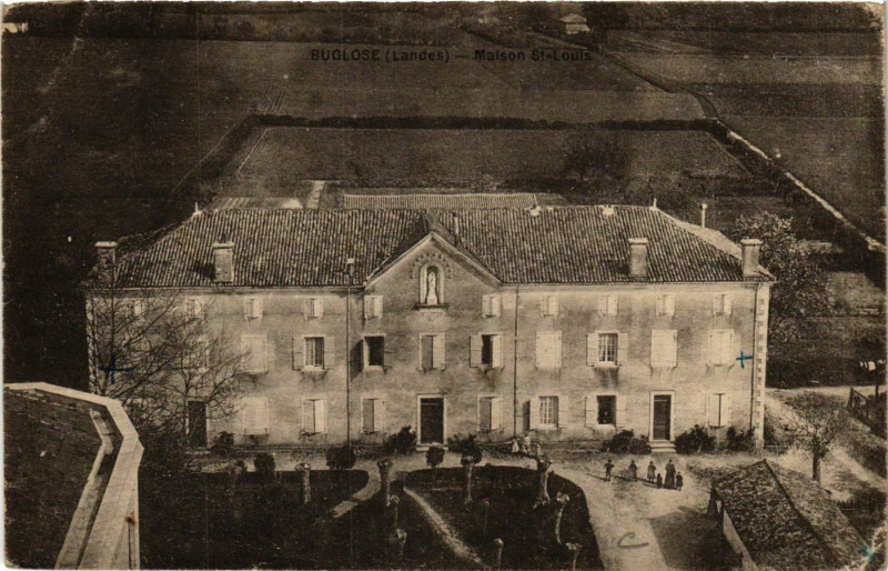Carte postale ancienne Buglose - Maison Saint-Louis