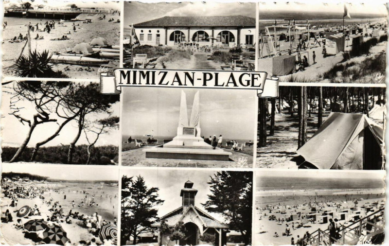 Carte postale ancienne Mimizan-Plage - Scenes à Mimizan