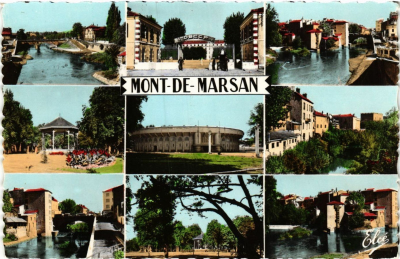 Carte postale ancienne Mont-de-Marsan - Scenes à Mont-de-Marsan