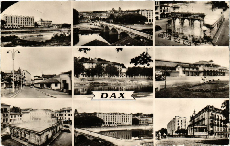 Carte postale ancienne Dax - Scenes à Dax