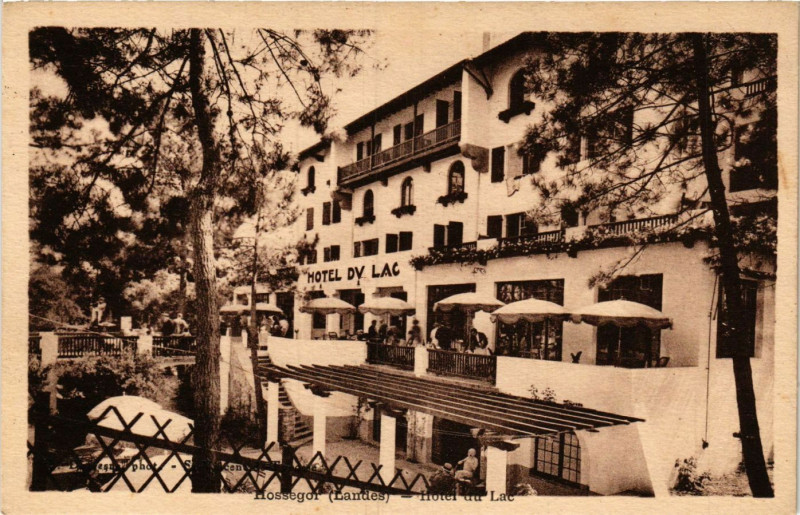 Carte postale ancienne Hossegor - Hotel du Lac
