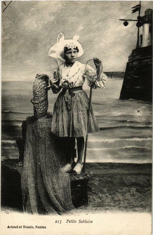 Carte postale ancienne Petite Sablaise