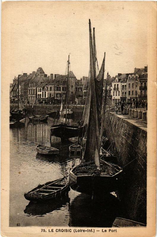 Carte postale ancienne Le Croisic Le Port au Croisic