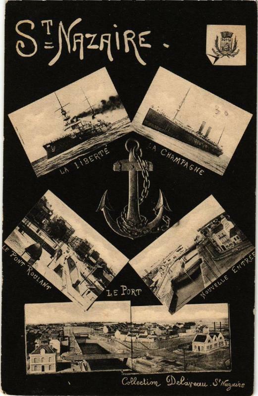 Carte postale ancienne Saint-Nazaire à Saint-Nazaire