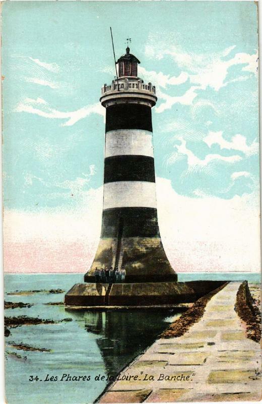 Carte postale ancienne Les Phares de la Loire La Banche