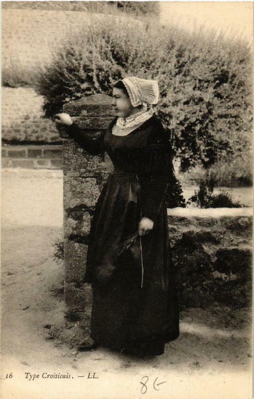Carte postale ancienne Type Croisicais