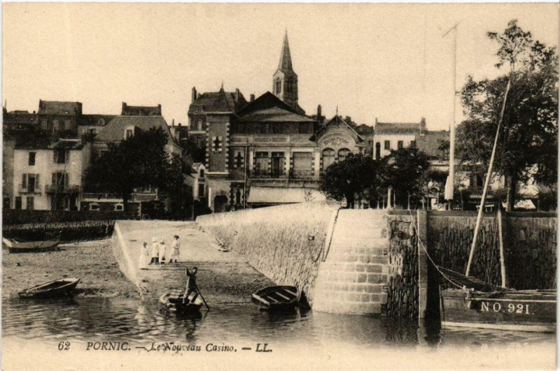 Carte postale ancienne Pornic Le Nouveau Casino à Pornic