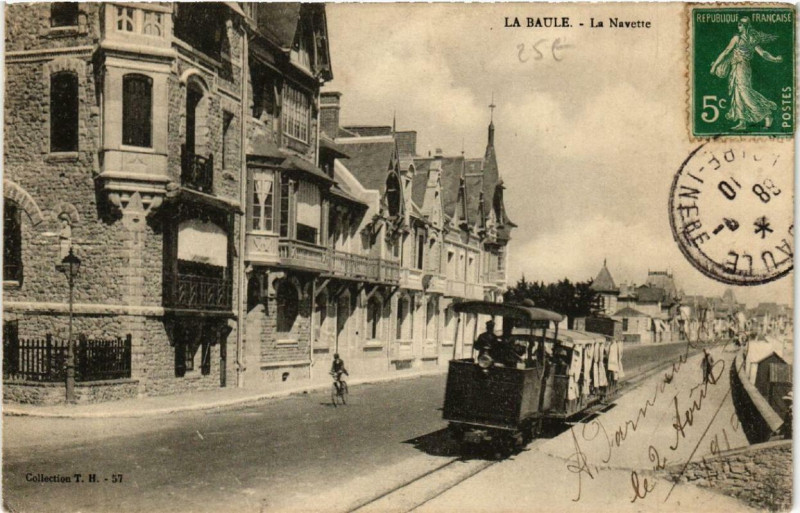 Carte postale ancienne La Baule La Navette