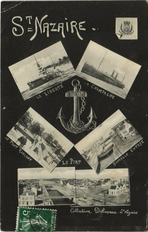 Carte postale ancienne Saint-Nazaire à Saint-Nazaire