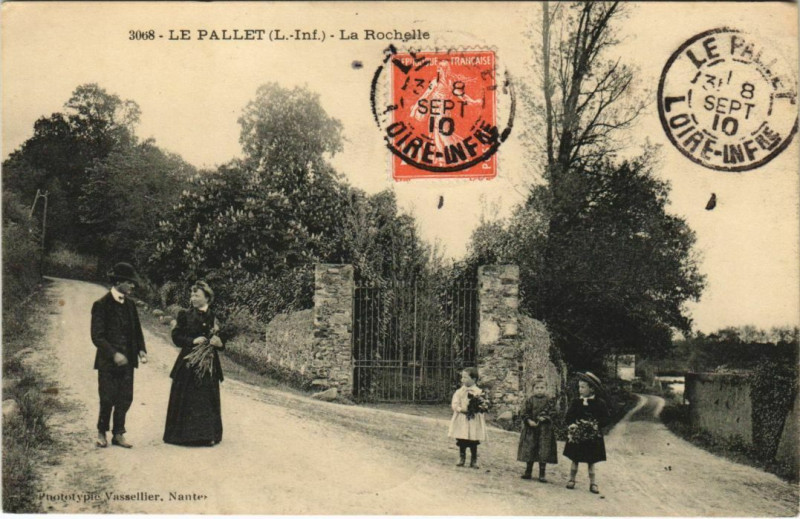 Carte postale ancienne Le Pallet La Rochelle au Pallet
