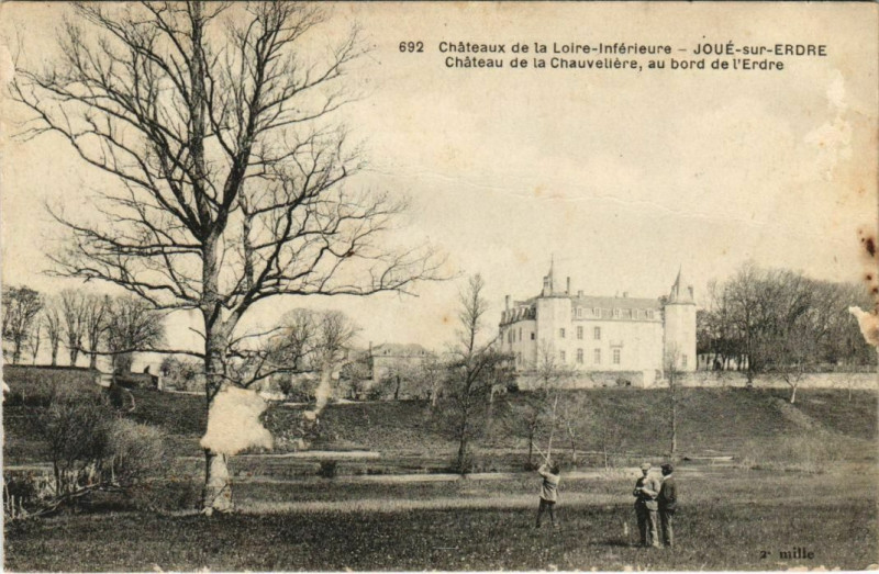 Carte postale ancienne Chateaux de la Loire Infereure Joue sur Erdre