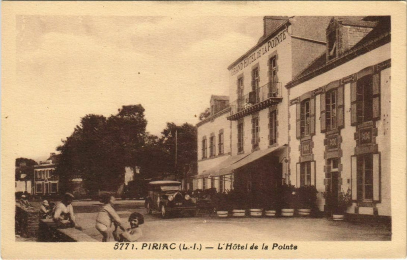Carte postale ancienne Piriac L'Hotel de la Pointe