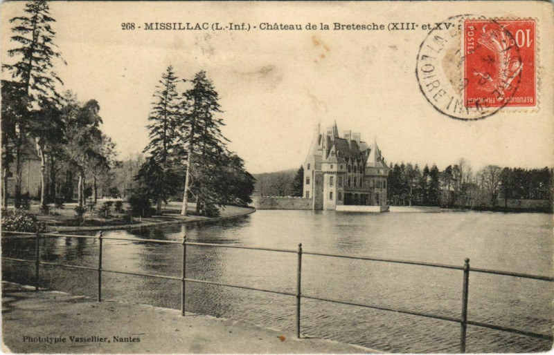 Carte postale ancienne Missilac Chateau de la Bretesche