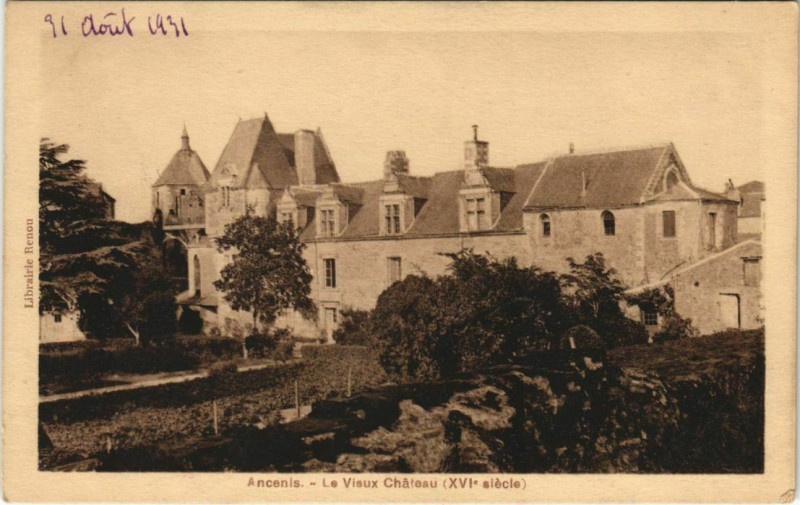 Carte postale ancienne Ancenis Le Viseux Chateau
