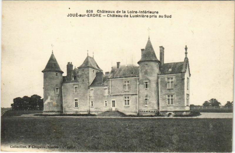 Carte postale ancienne Chateaux de la Joue sur Erdre Chateau de Luoniere