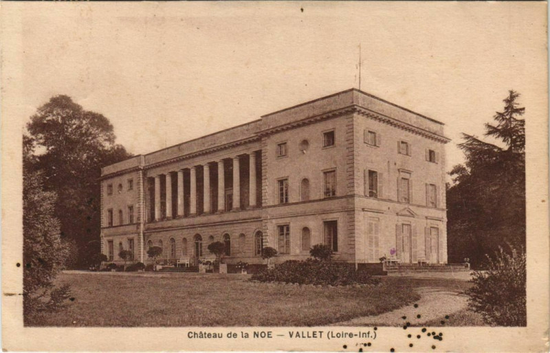 Carte postale ancienne Chateau de la Noe Vallett à Vallet