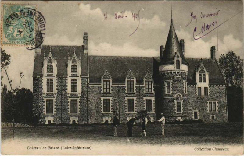 Carte postale ancienne Chateau de Briace