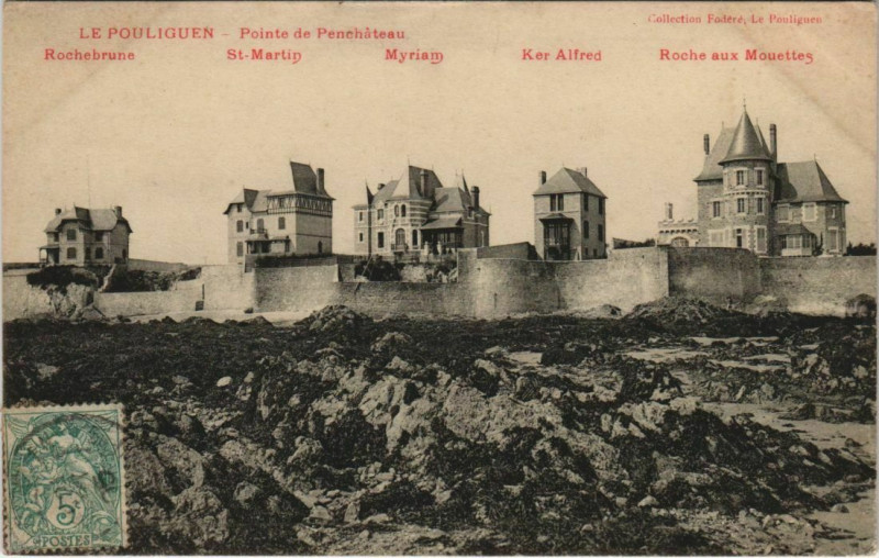 Carte postale ancienne Du Poulinuen Pointe de Penehateau