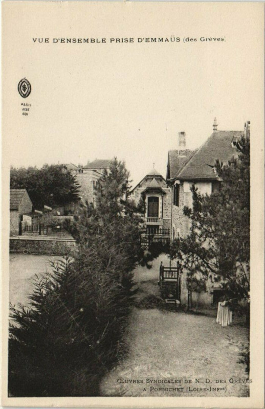 Carte postale ancienne Vue D'Ensemble Prise D'Emmaus (Des Greves) à Vue