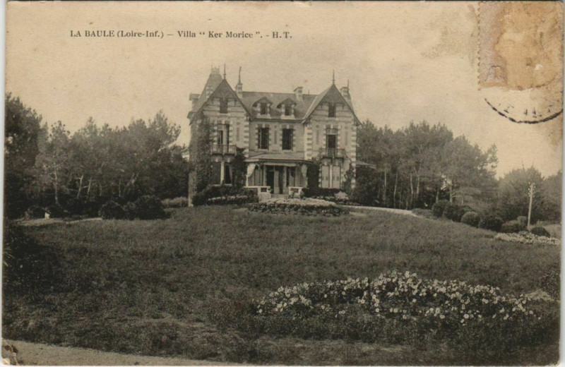 Carte postale ancienne La Baule Villa Ker Morice Ht