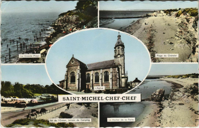 Carte postale ancienne Saint-Michel Chef Chef à Saint-Michel-Chef-Chef