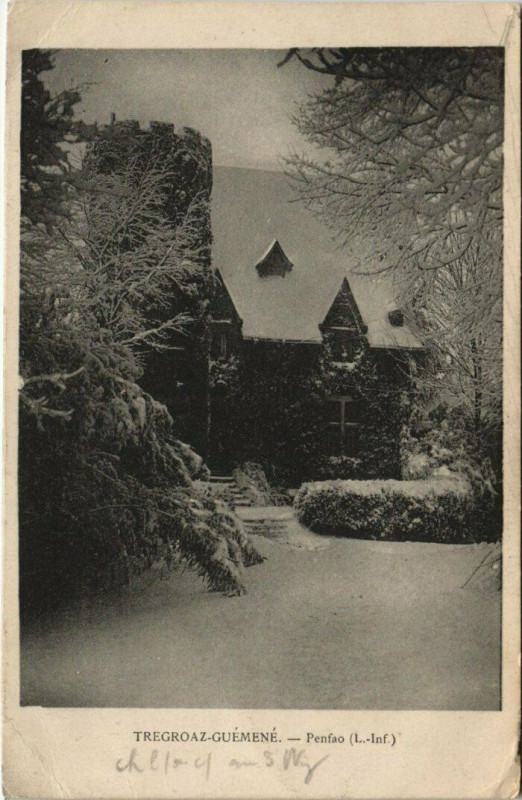 Carte postale ancienne Tregroaz Guemene Penfao