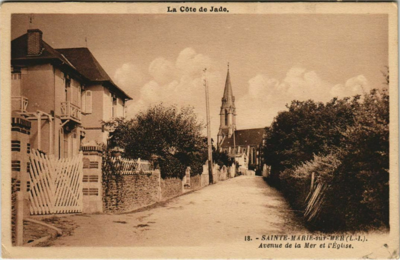 Carte postale ancienne La Cote de Jade