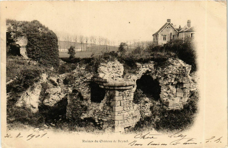 Carte postale ancienne Loire-Atl. Ruines du Chateau de Beynel