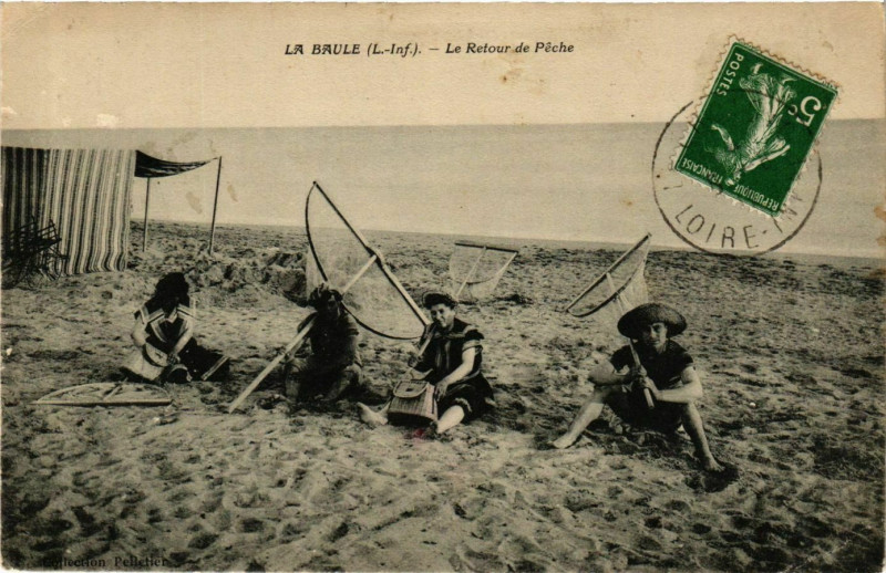 Carte postale ancienne La Baule Le Retour de Peche