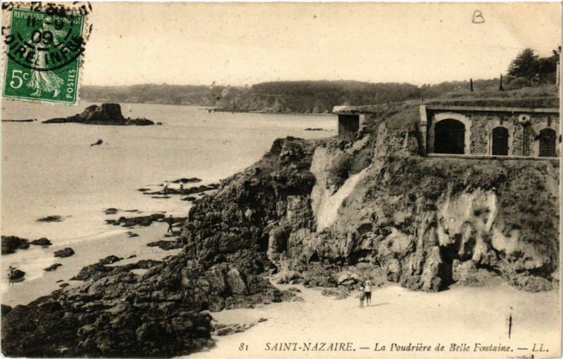 Carte postale ancienne Saint-Nazaire - La Poudriere de Belle Fontaine à Saint-Nazaire