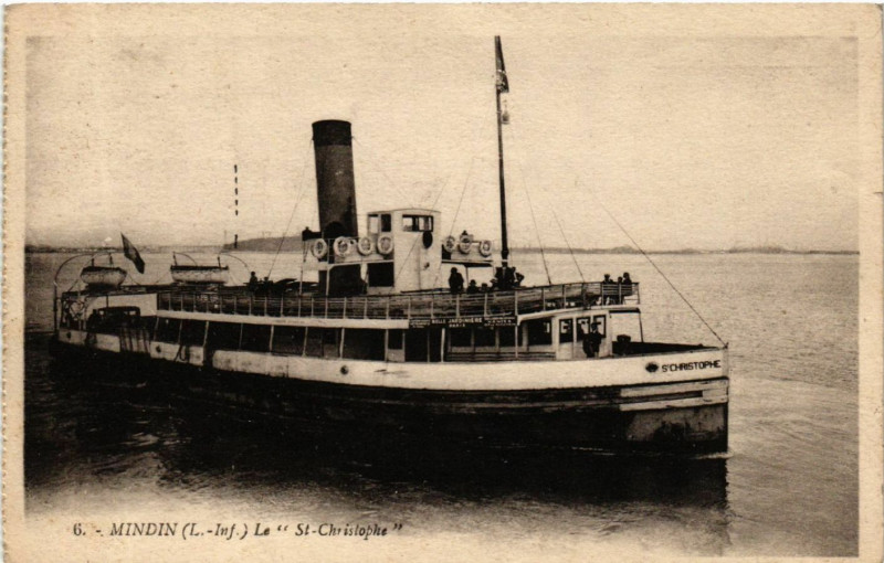 Carte postale ancienne Mindin (L.-Inf.) Le Saint-Christophe